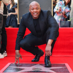 Dr. Dre на Аллее Славы в Голливуде
