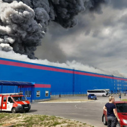 Пожар на складе 'Ozon'