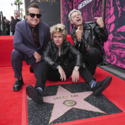 Green Day на Аллее Славы в Голливуде