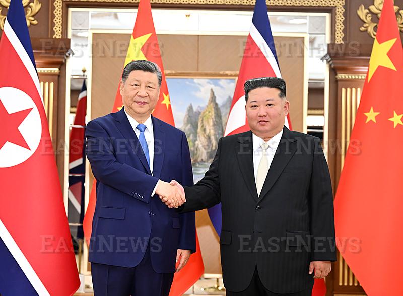 DPRK-PYONGYANG-CHINA-XI JINPING-KIM JONG UN-TALKS