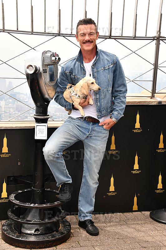 Luke Evans Lights The Empire State Building