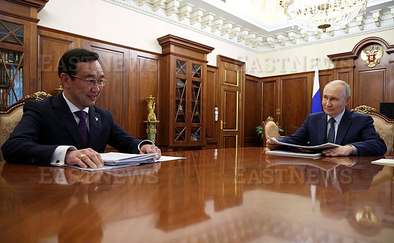 Putin meets Sakha republic head in Moscow