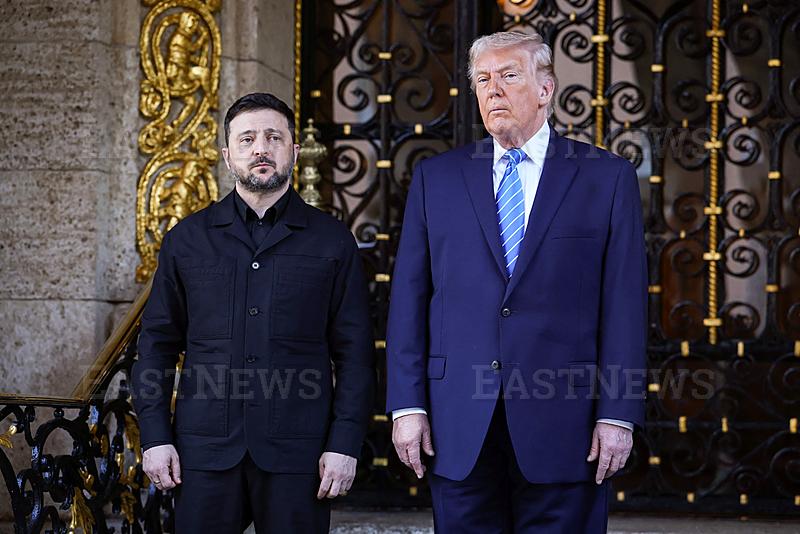 President Donald Trump Hosts Visiting Ukrainian President Zelensky At Mar-a-Lago