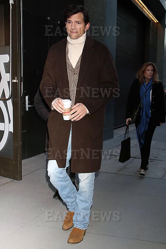 Ashton Kutcher and Anthony Ramos at Good Morning America