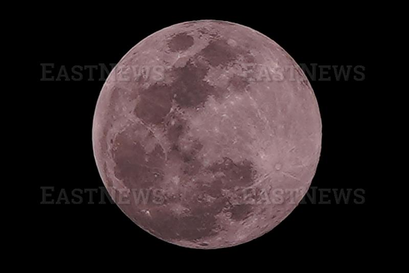 Snow Moon, Full Moon Seen From Ajmer, India