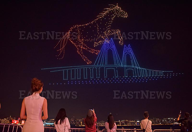 CHINA-HONG KONG-DRONE LIGHT SHOW (CN)