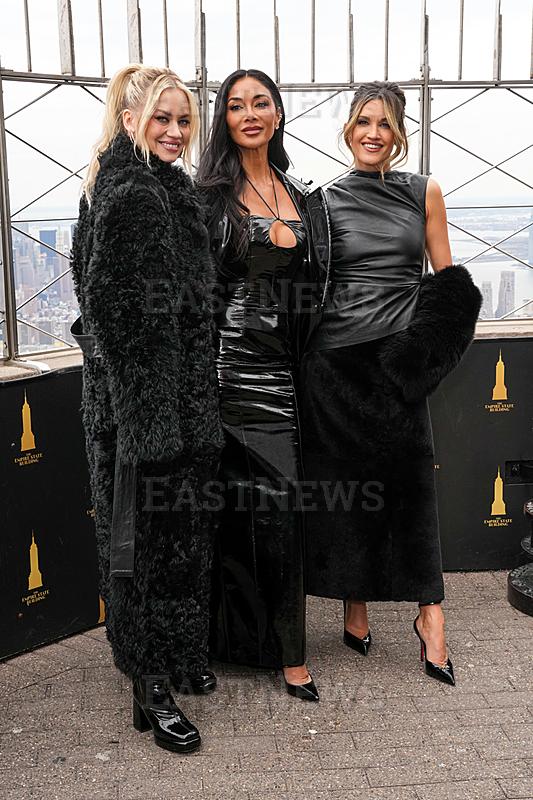 Nicole Scherzinger, Kimberly Wyatt, And Ashley Roberts Light The Empire State Building