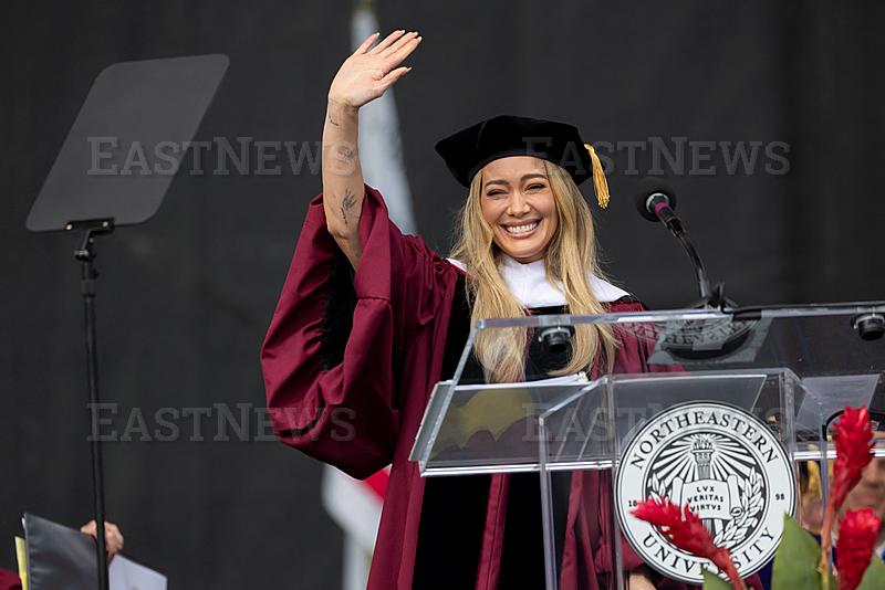 Hilary Duff Delivers Northeastern University`s 2026 Commencement Speech