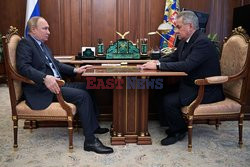 Рабочая встреча Владимира Путина и Сергея Шойгу
