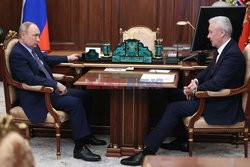 Рабочая встреча Владимира Путина и Сергея Собянина